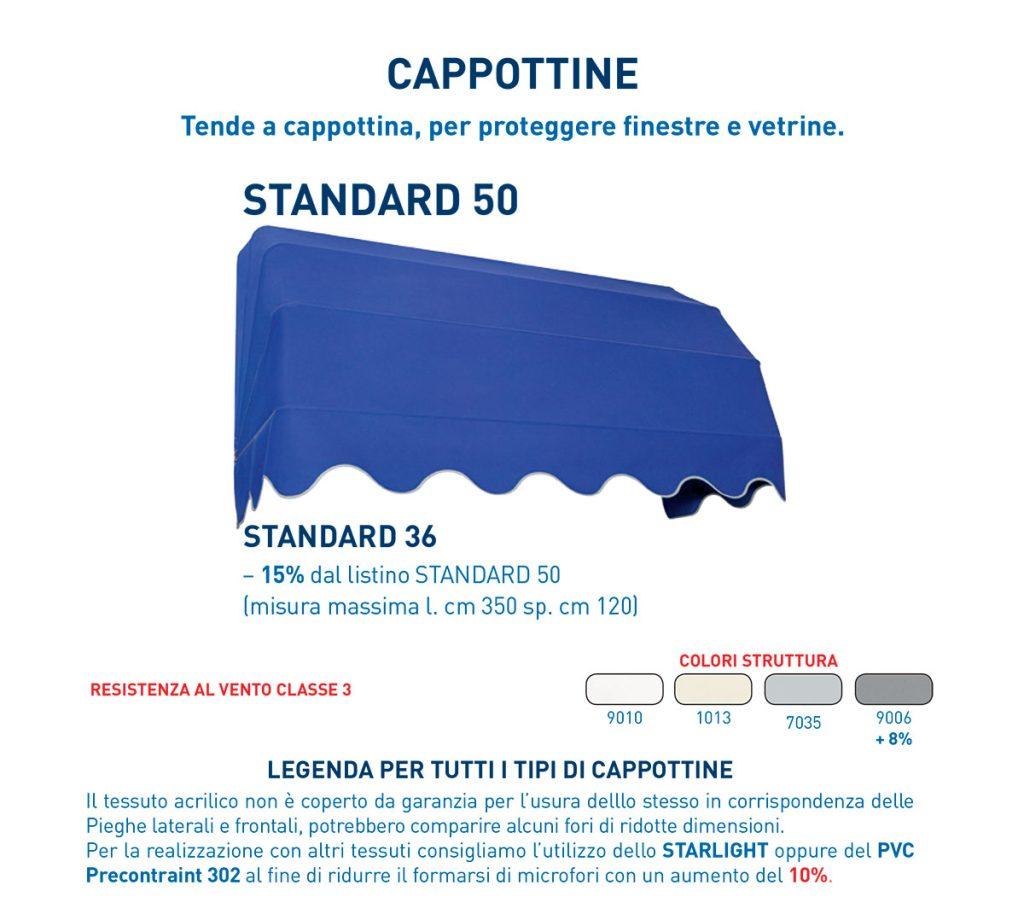 Standard 50 - Tende da sole a cappottina - Trucchia